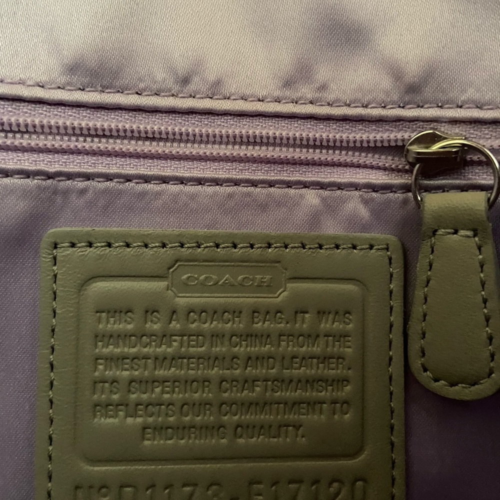 Authentic Coach Purse - Picture 6 of 7